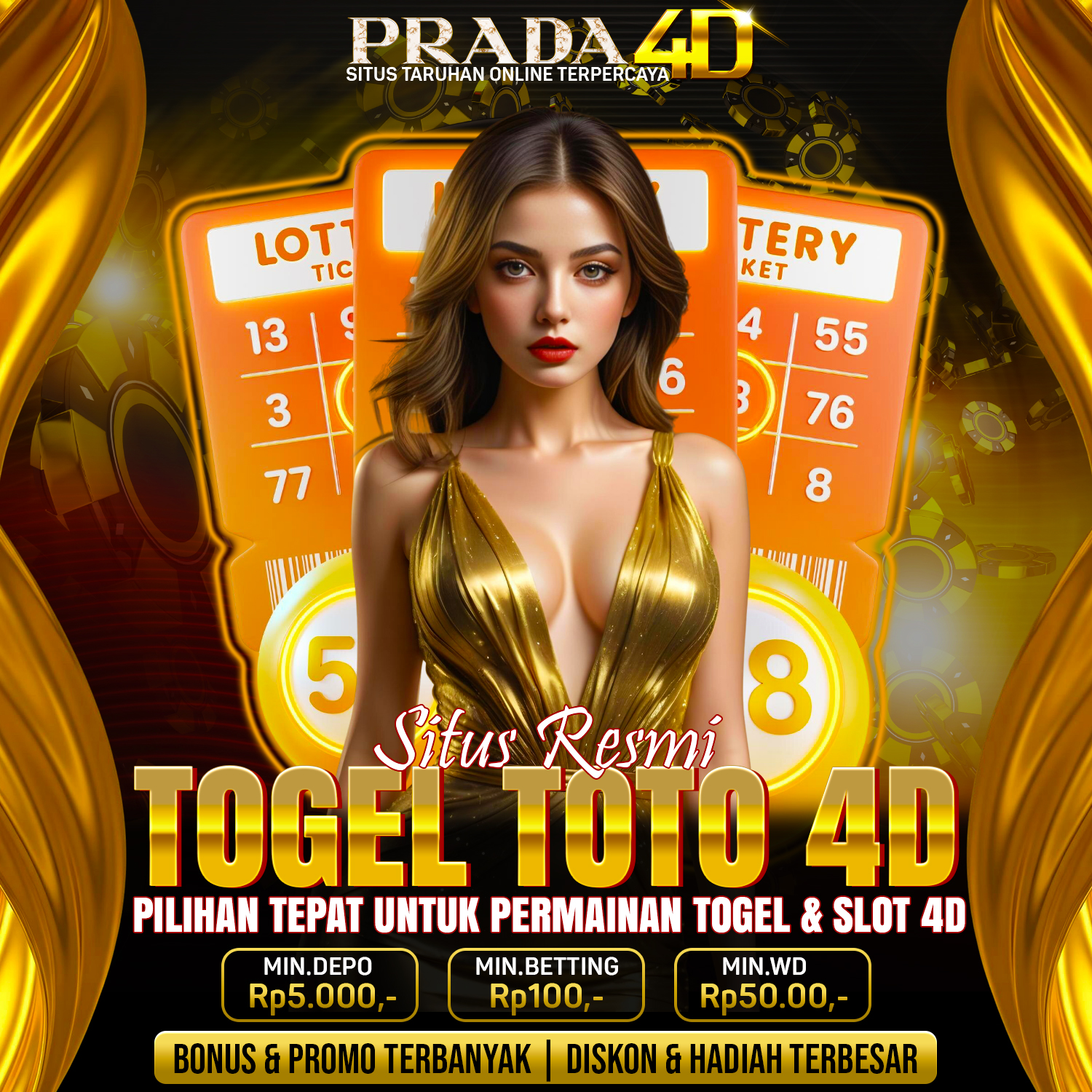 PRADA4D SITUS BANDAR TOTO 4D TERFAVORITE